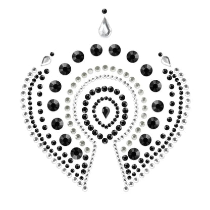 Bijoux Indiscrets Flamboyant Rhinestone Jewellery in Black and Silver