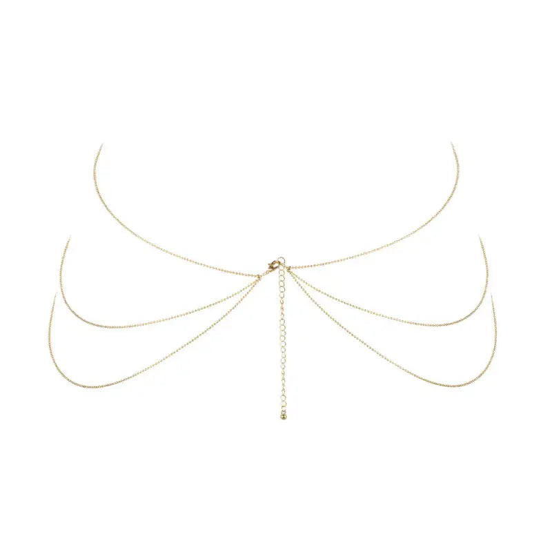 Bijoux Indiscrets Magnifique Body Chain in Gold for Elegant Styling