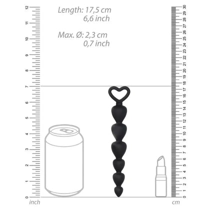 Black Silicone Anal Beads for Enhanced Intimate Experiences