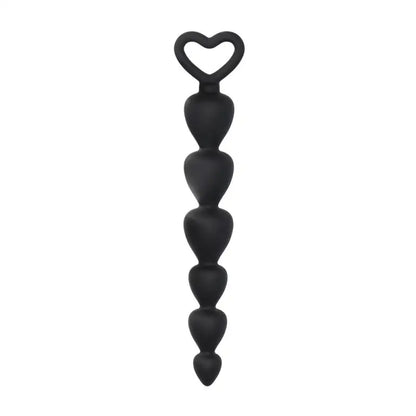 Black Silicone Anal Beads for Enhanced Intimate Experiences