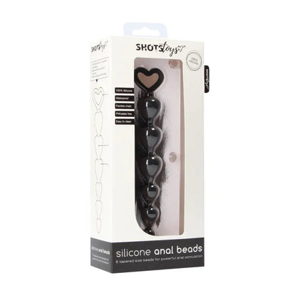 Black Silicone Anal Beads for Enhanced Intimate Experiences