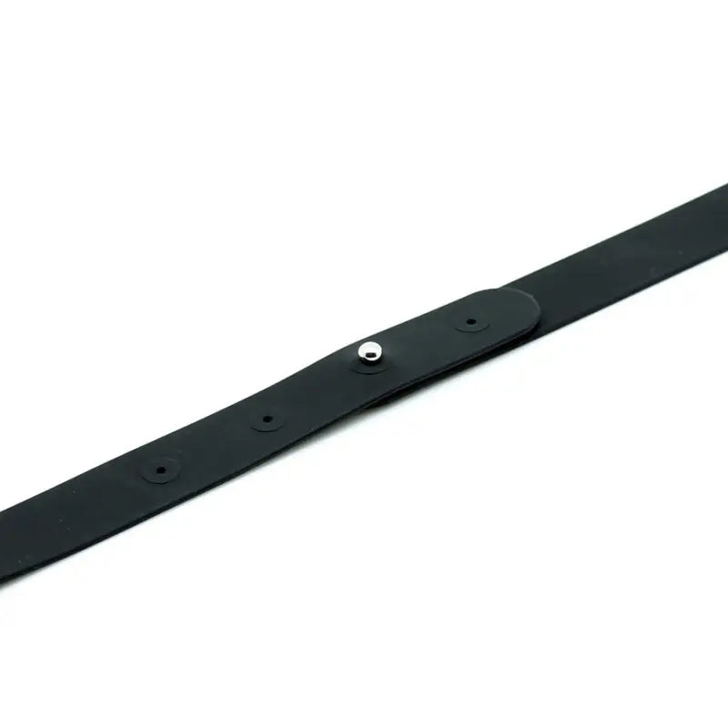 Black Silicone Slave Collar for Elevated Intimate Experiences