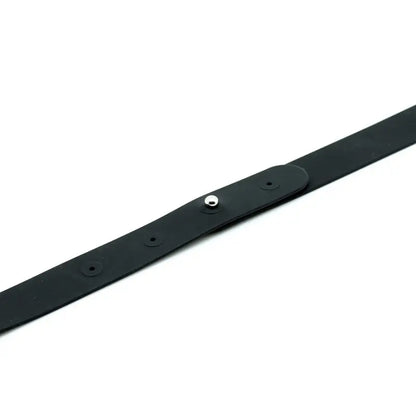 Black Silicone Slave Collar for Elevated Intimate Experiences