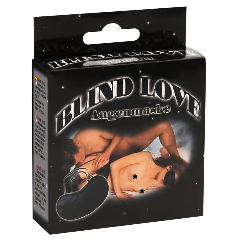 Blind Love Black Eye Mask for Enhanced Sensual Experience