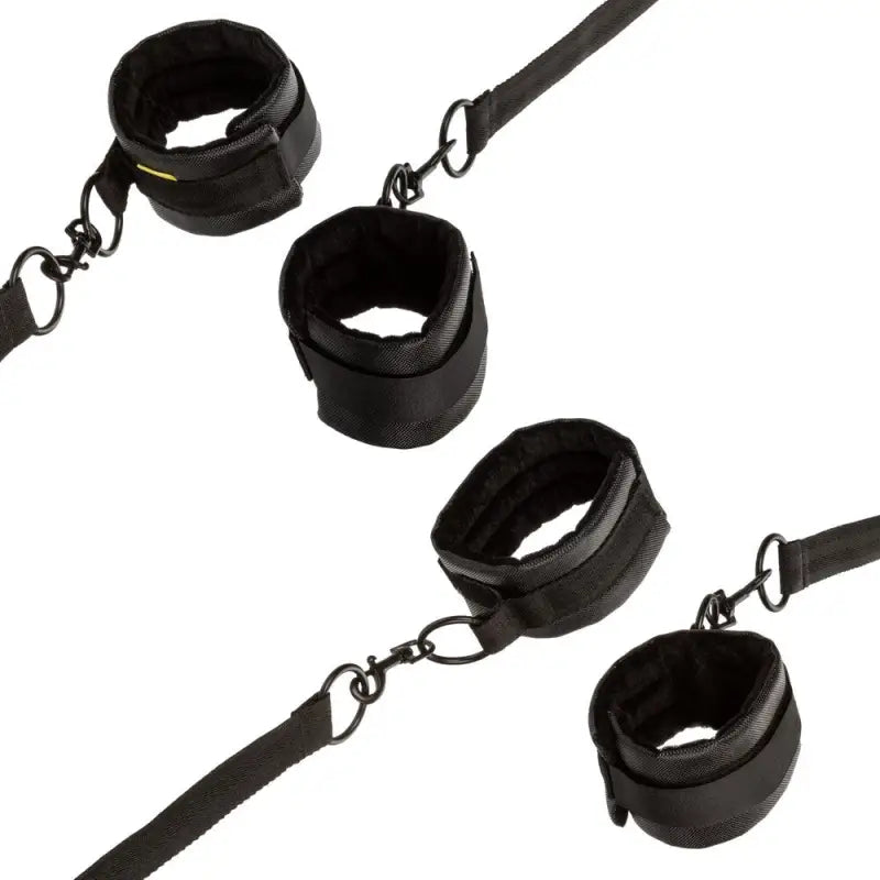 Boundless Bed Restraints with Vegan Leather Ankle Cuffs for Ultimate Pleasure