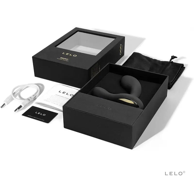 Bruno Prostate Massager in Black by Lelo for Ultimate Anal Pleasure