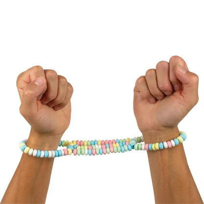 Candy Handcuffs for Adults Fruit Flavored Edible Treats
