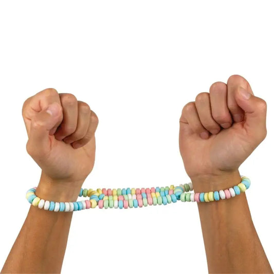 Candy Handcuffs for Adults Fruit Flavored Edible Treats