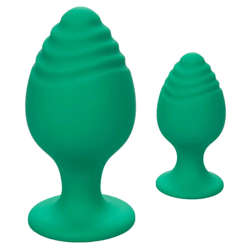 Cheeky Butt Plug Duo Green for Ultimate Anal Pleasure