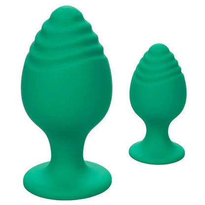 Cheeky Butt Plug Duo Green for Ultimate Anal Pleasure