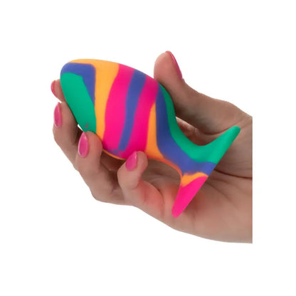Cheeky Large Tie Dye Butt Plug for Anal Play