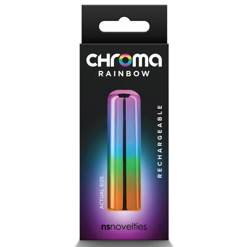 Chroma Rainbow Rechargeable Mini Bullet for Vibrant Pleasures