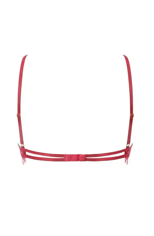 Confidante Forever Young Delicate Lace Underwired Bra in Red