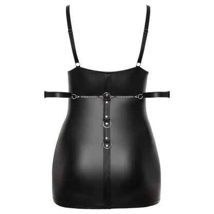Cottelli Curves Bondage Plus Dress in Luxurious Matte Finish