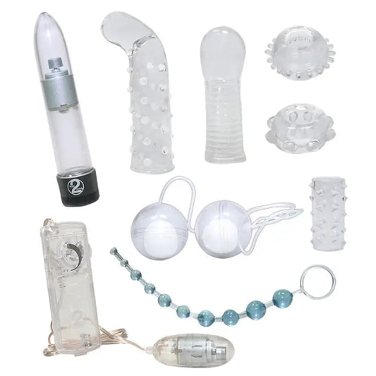 Crystal Clear Collection of Sensational Jelly Sleeve Sex Toys