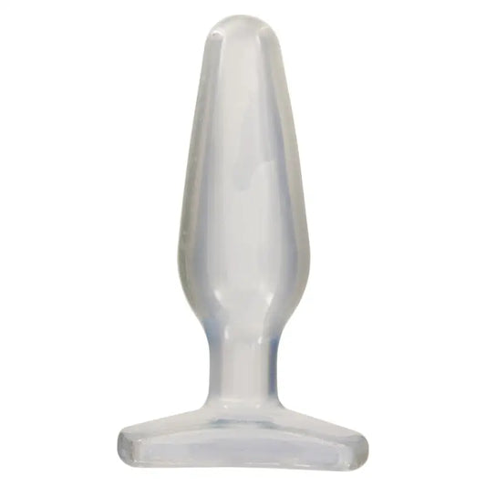 Crystal Jellies Medium Butt Plug Clear for Ultimate Pleasure Exploration