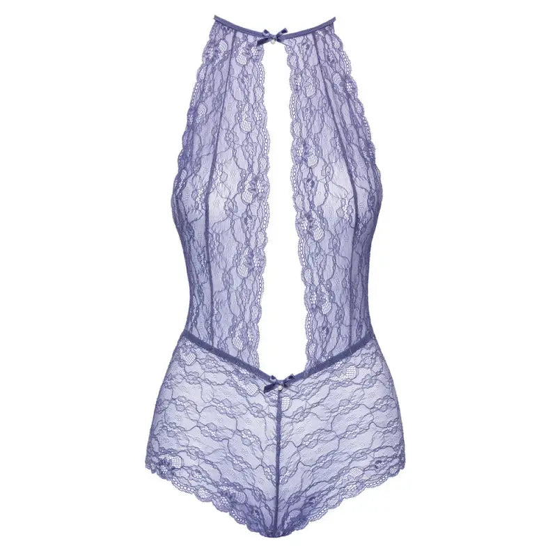 Delicate Lace Halterneck Playsuit in Elegant Design