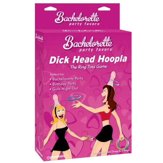 Dick Head Hoopla Party Game with Strap-On Dongs and Colored Rings