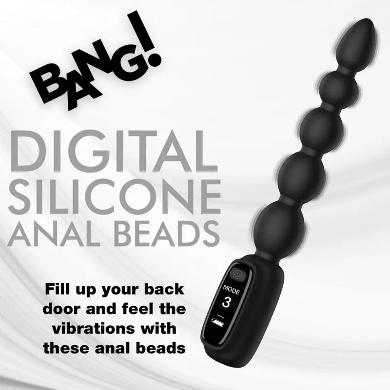 Digital Silicone Anal Beads for Ultimate Pleasure and Comfort