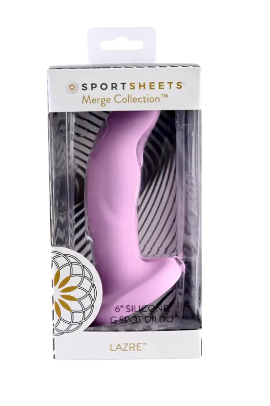 Sportsheets Merge Collection - Lazre - 6" Solid Silicone G-Spot Dildo