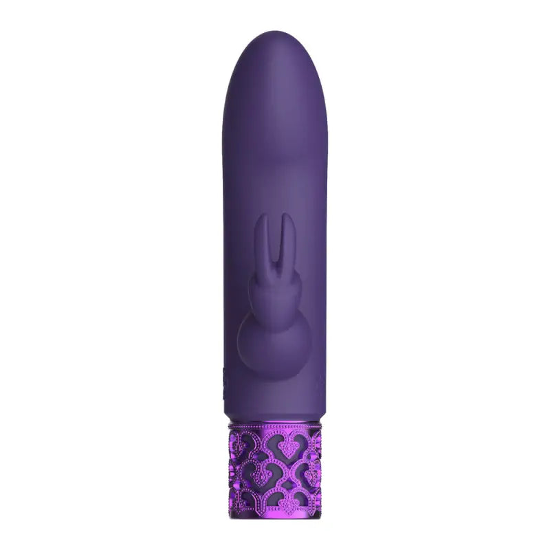 Discover Royal Gems Dazzling Rechargeable Rabbit Bullet Purple Delight