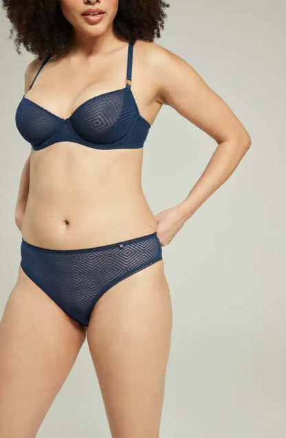 Discover Sheer Deco High Leg Brief for an Everyday Silhouette