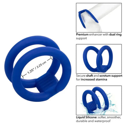 Discover the Admiral Dual Cock Cage with Liquid Silicone Enhancer