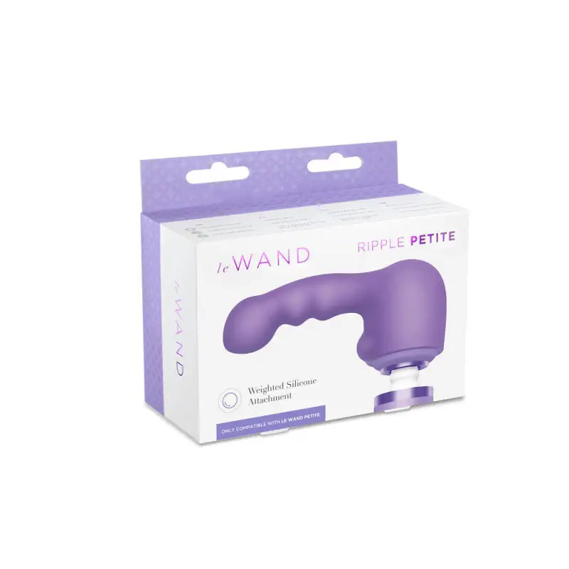 Discover the Le Wand Ripple Weighted Silicone Petite Attachment