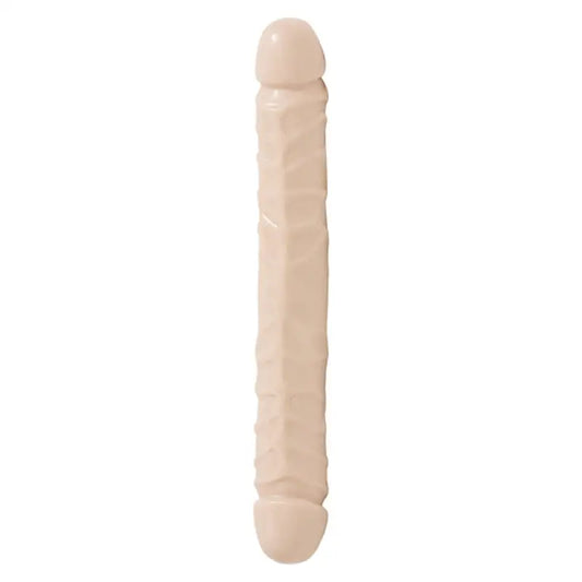 Discover the Pleasure of the Veined Double Header Inch Bender Dong Flesh