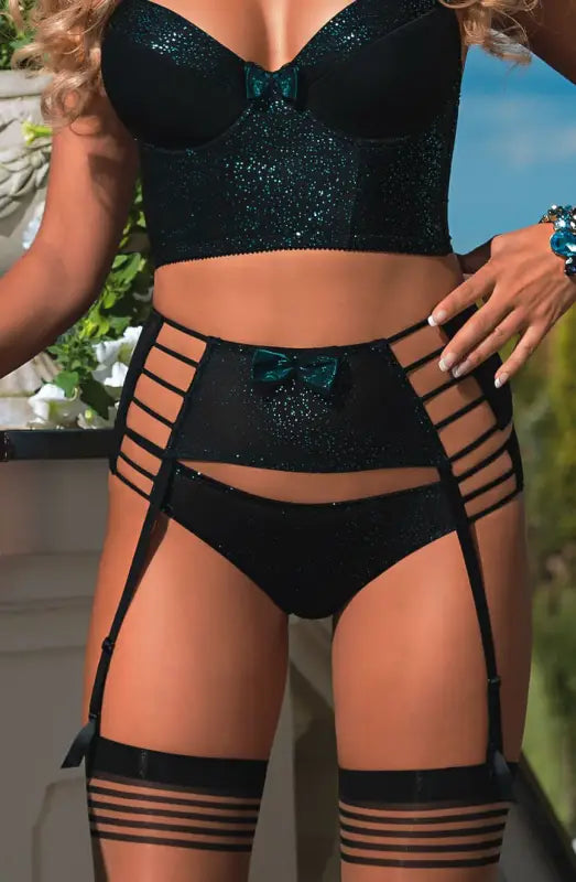 Elevate Elegance with the Roza Ilaris Stunning Deep Suspender Belt - XLarge