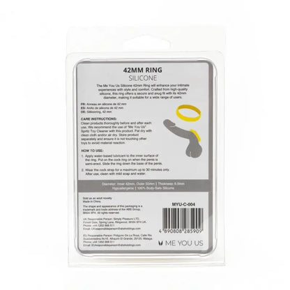 Elevate Intimacy with the Me You Us Silicone 42mm Ring for Men