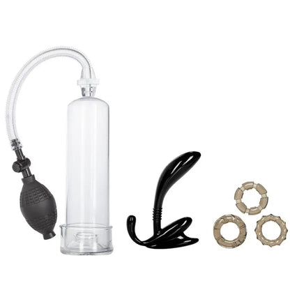 Elevate Pleasure with the Essential Pump Kit for Men