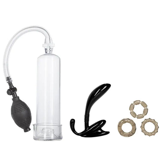 Elevate Pleasure with the Essential Pump Kit for Men
