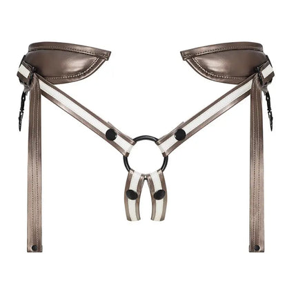 Elevate Pleasure with the Leatherette Desirous Harness Design