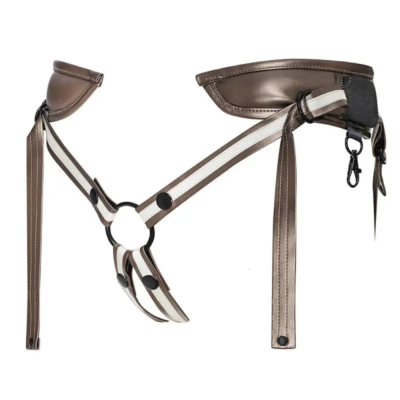Elevate Pleasure with the Leatherette Desirous Harness Design