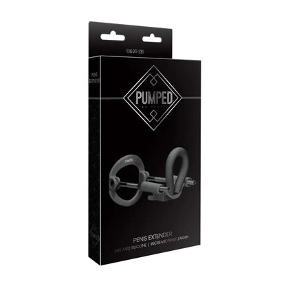 Elevate Pleasure with the Pumped Penis Extender Black