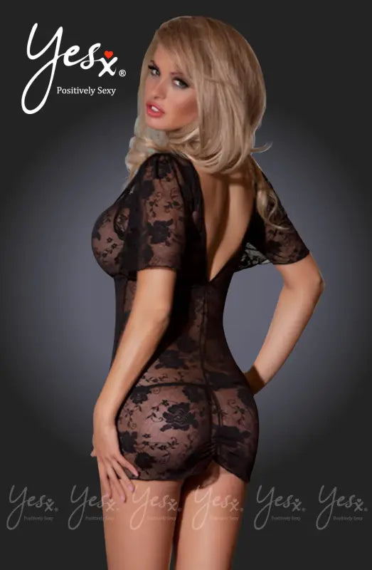 Elevate Sensuality with the YesX YX642 Dress Set Black