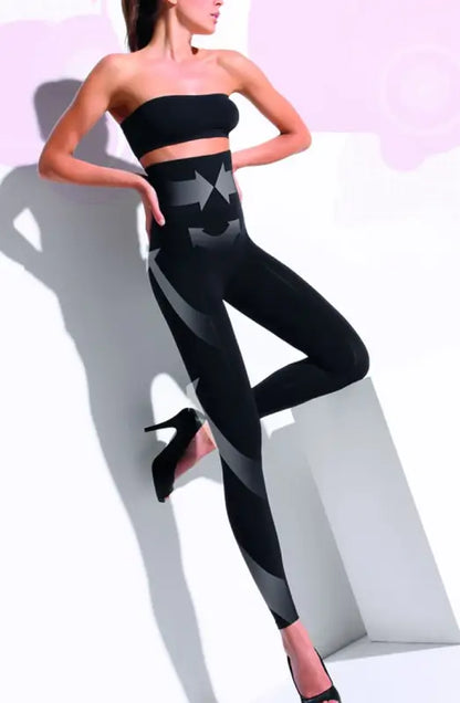 Elevate Your Comfort with High Waist Shaping Leggings Nero