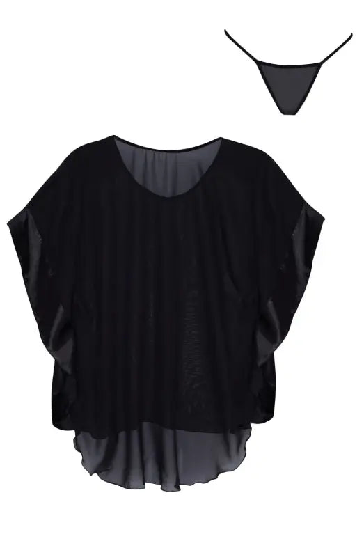 Elevate Your Elegance with Marlene Peignoir Turquoise BN6659 - One Size (S-L)