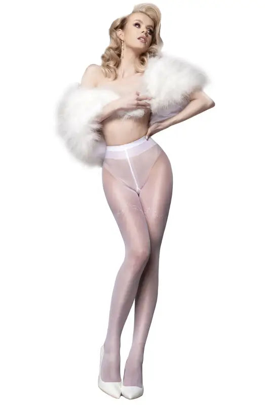 Elevate Your Elegance with Stunning White Tights from Wedding Touch Collection