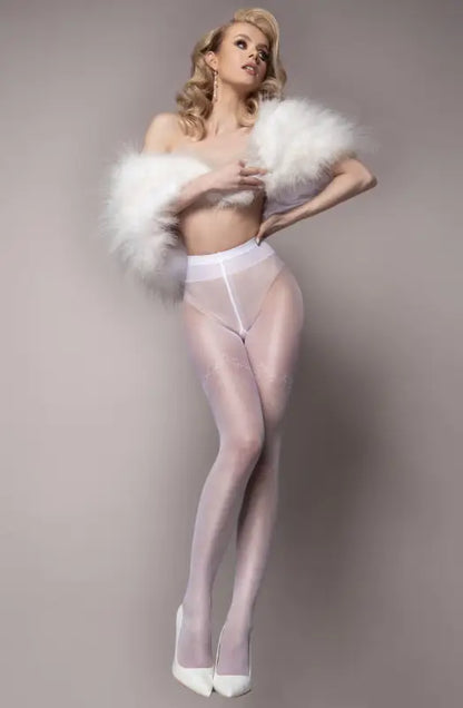 Elevate Your Elegance with Stunning White Tights from Wedding Touch Collection
