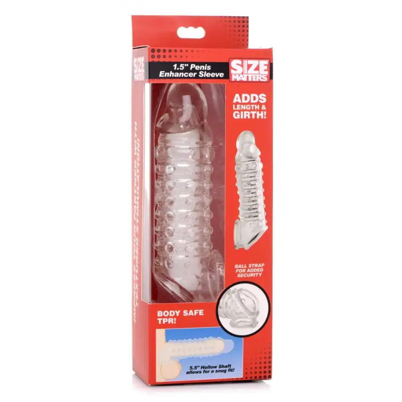 Elevate Your Performance with the Size Matters Penis Enhancer Sleeve