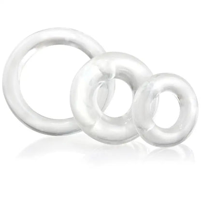 Elevate Your Pleasure with Screaming O Ringo X3 Clear Cock Rings