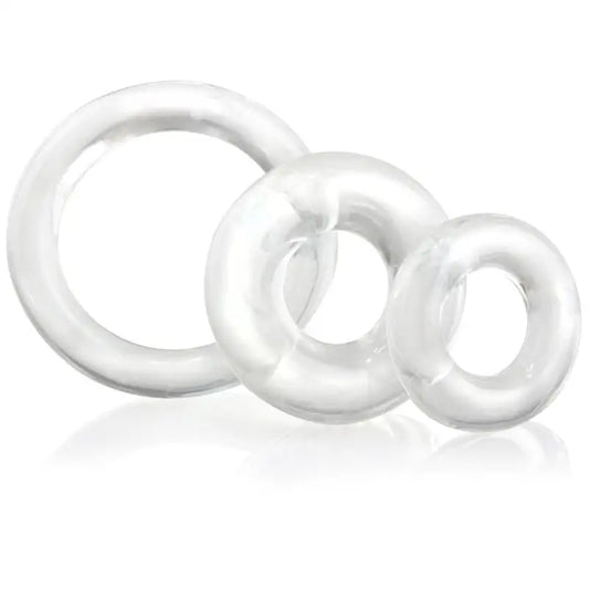 Elevate Your Pleasure with Screaming O Ringo X3 Clear Cock Rings