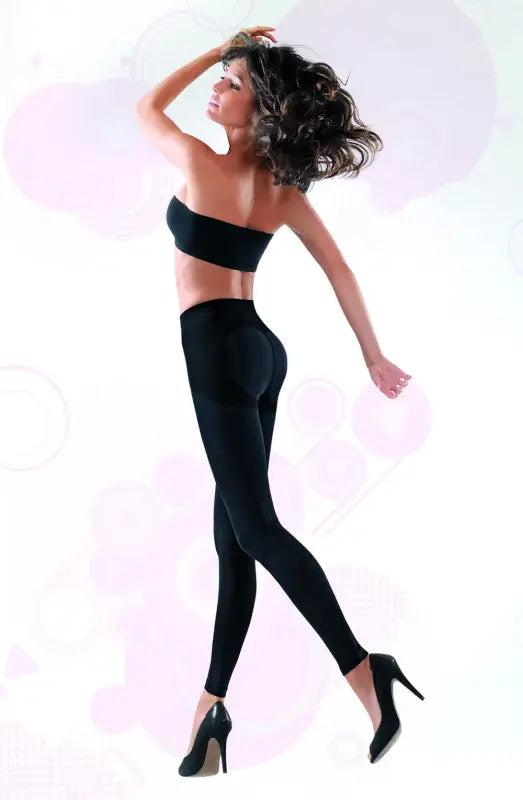 Elevate Your Style with Firm Shaping Leggings Nero