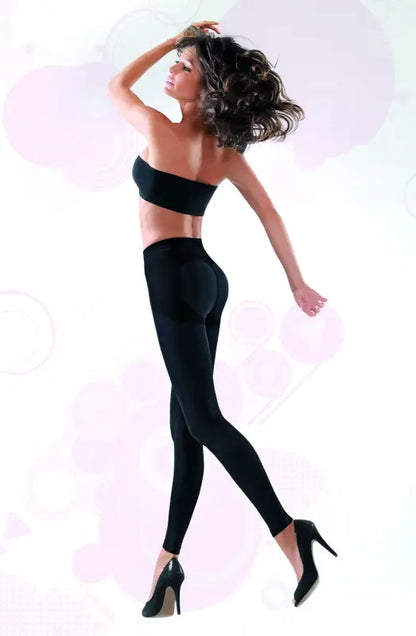 Elevate Your Style with Firm Shaping Leggings Nero
