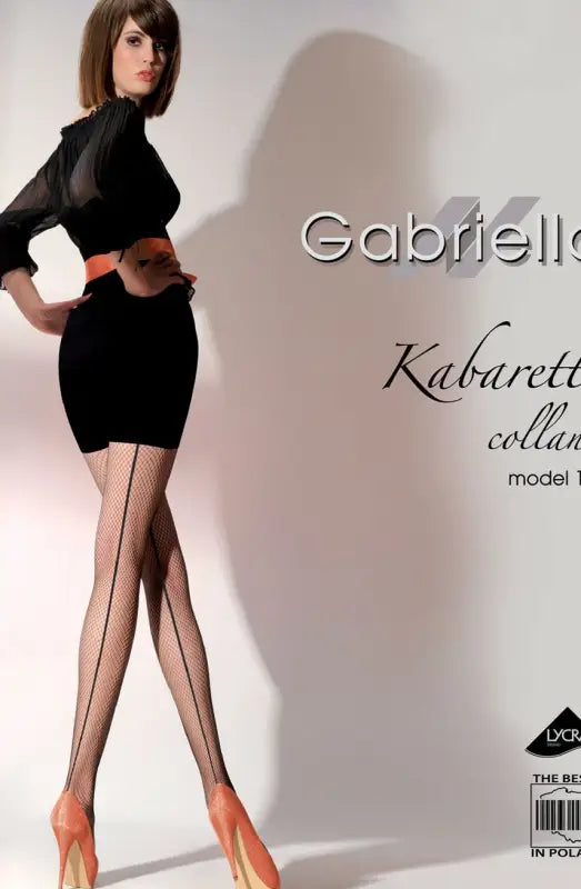 Elevate Your Style with Gabriella Kabaretta Collant 155-236 Tights Black