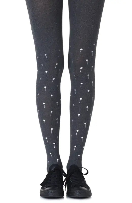 Elevate Your Style with Zohara Palm Beach Heather Grey Tights