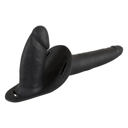 Embrace Excitement with the Black Double Dildo Strap for Ultimate Pleasure