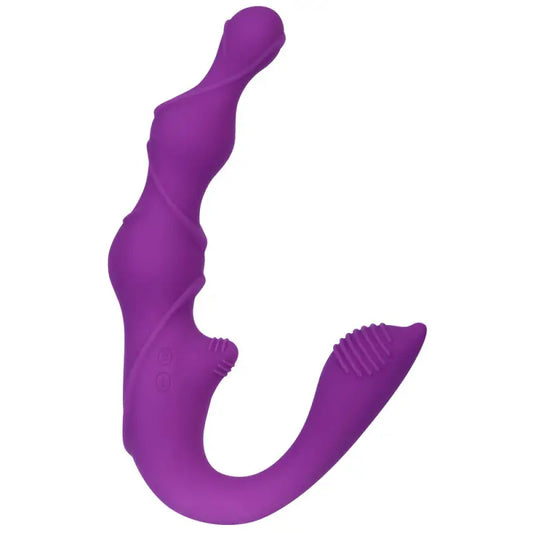 Evolved Come Together Pink Strapless Strap-On with Three Separate Motors